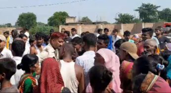 दूध लाने जा रही बच्ची हुई सड़क हादसे की शिकार, मौत के बाद आक्रोशित लोगों ने किया सड़क जाम